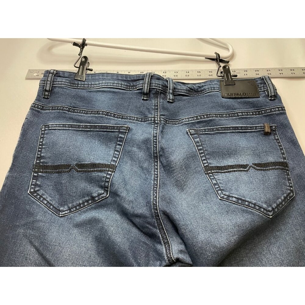 Buffalo David Bitton jeans mens 37 x 34 Axel slim stretch blue - Picture 4 of 10